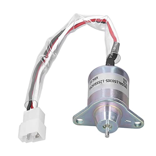 GENGUTOO Bagger Motor Flameout Magnetventil Edelstahl Material Stand verschleiß funktion Anwendbar für HYNAuto R55 R60 7 R80 7 DaeAuto 55 60 Komatsu 40 50 Cum Power Eng von GENGUTOO