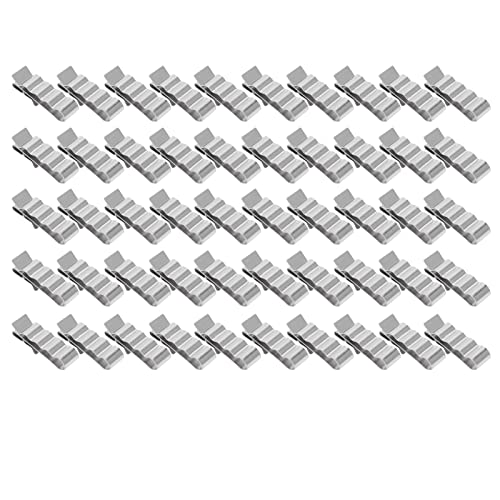 GENGUTOO Kabelmanagement-Clips aus Edelstahl 304, 50 Stück, 4-Draht-Klemmen, Zubehör für Photovoltaik-Solarmodule GENGUTOO Kabelmanagement-Clips aus Edelstahl 304, 50 Stück, 4-Draht-Klemmen, Zubehör für Photovoltaik-Solarmodule von GENGUTOO