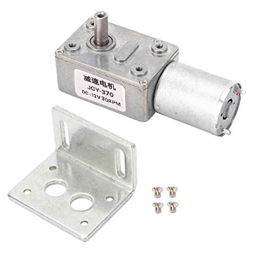 Gengutoo 12mm Einzelwelle DC -Zahnradmotor Selbstverriegelung reversibler DC12V -Geschwindigkeitsreduzierungsgetriebe für Haushaltsgeräte für Haushaltsgeräte (30 U/min) von GENGUTOO