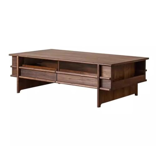 Beistelltische Schlafzimmer Aufbewahrungs-Couchtisch, einfacher moderner Wohnzimmer-Holz-Couchtisch for kleine Wohnungen, multifunktionaler Aufbewahrungsschrank Couchtische Für Das Wohnzimmer(130cm) von GENHAOSAN