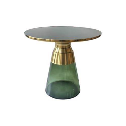 GENHAOSAN Beistelltische Schlafzimmer Glas Tee Tisch Moderne Wohnzimmer Hause Kleine Wohnung Farbe Couchtische Für Das Wohnzimmer(B) von GENHAOSAN