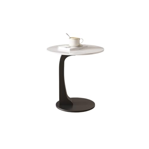 GENHAOSAN Beistelltische Schlafzimmer Sofa Seite Tisch Wohnzimmer Kaffee Kleine Kreative Runde Glas Ecke Licht Luxus Couchtische Für Das Wohnzimmer(B) von GENHAOSAN
