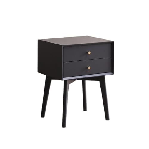 GENHAOSAN Nachttisch Massivholz Schlafzimmer Nachttisch Nordic Einfache Lagerung Schrank Wohnzimmer Sofa Seite Tisch Büro Kaffee Tisch Schlafzimmermöbel(C) von GENHAOSAN