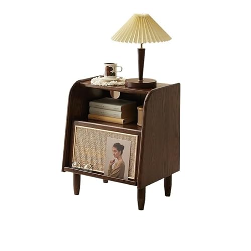 GENHAOSAN Nachttisch Nachttisch aus massivem Holz, weiße Eiche, nordisch, schlicht, for kleine Wohnungen, Schlafzimmer, Möbel, Aufbewahrungsschrank, Aufbewahrungsschrank Schlafzimmermöbel GENHAOSAN Nachttisch Nachttisch aus massivem Holz, weiße Eiche, nordisch, schlicht, for kleine Wohnungen, Schlafzimmer, Möbel, Aufbewahrungsschrank, Aufbewahrungsschrank Schlafzimmermöbel von GENHAOSAN