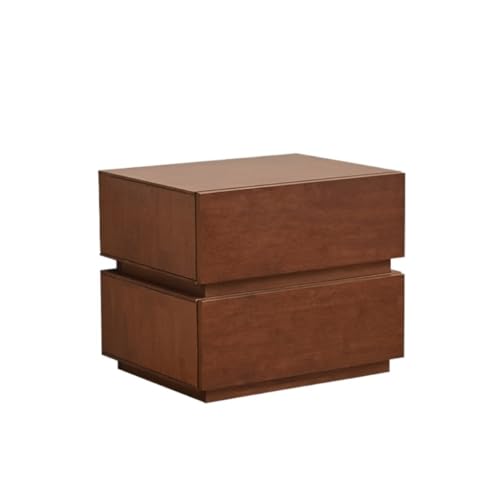 GENHAOSAN Nachttisch Nachttisch mit Aufbewahrungsfunktion, Massivholz, Kleiner Couchtisch, Schlafzimmer, Laptoptisch, Zuhause, Büro, Kleiner Tisch Schlafzimmermöbel(A) von GENHAOSAN