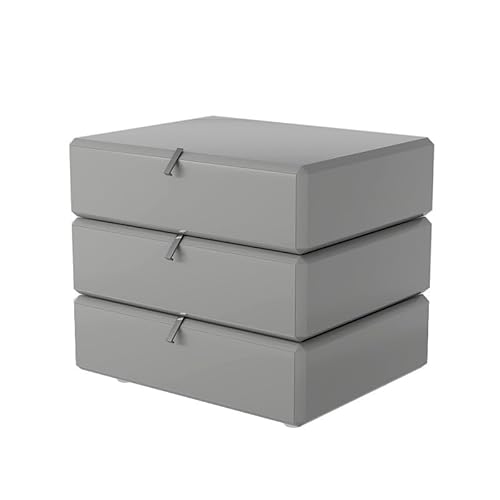 Nachttisch, drehbar, minimalistisch, modern, kreativer Aufbewahrungsschrank für Schlafzimmer, aus Holz, Schlafzimmermöbel (4) von GENHAOSAN