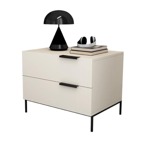 GENHAOSAN Nachttisch Nachttisch Nordic Simple Style Aufbewahrungsschrank Schlafzimmeraufbewahrung Kleiner Schrank Schlafzimmermöbel von GENHAOSAN
