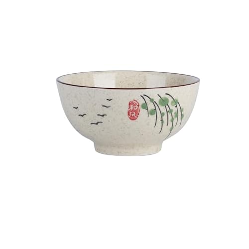 Platten Kreative Speiseteller Japanischen stil keramik reis schüssel Müsli Suppe Dessert Snackschüssel Küche Salat Servierplatte Geschirr Mikrowellengeeignet Abendessen Geschirr von GENHAOSAN