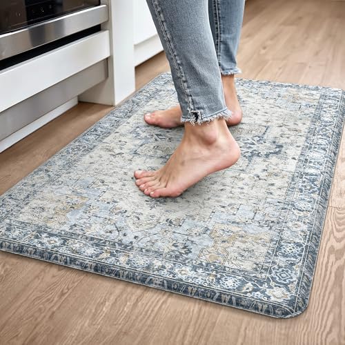 GENIMO Küchenmatten für Boden, waschbare Anti-Ermüdungsmatte für Kissen, 43,9 x 76,2 cm, wasserdichte Küchenteppiche, rutschfester Schaumstoff-Komfort-Standmatte, Teppich für Zuhause, Läufer, Spüle GENIMO Küchenmatten für Boden, waschbare Anti-Ermüdungsmatte für Kissen, 43,9 x 76,2 cm, wasserdichte Küchenteppiche, rutschfester Schaumstoff-Komfort-Standmatte, Teppich für Zuhause, Läufer, Spüle von GENIMO