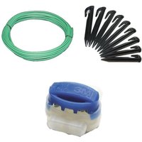 Erweiterung Set xs+ kompatibel mit Kärcher Mähroboter rlm 4 ® Kabel Haken Verbinder Paket Kit von GENISYS