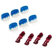 6 Kabel Verbinder + 4 Anschlussklemmen kompatibel für Kärcher Mähroboter rlm 4 ® (Original von 3M) von GENISYS