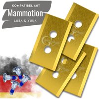 Titan Ersatz Messer kompatibel mit mammotion luba und kompatibel mit yuka Mähroboter Klingen - Doppel-Loch - LongLife - bruchsicher [din en 50636 von GENISYS