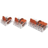 Wago 221-6 Klemmen set 15x 221-612, 221-613, 221-615 - Kabel Draht Verbinder in der wiederverschließbaren Box - Original Wago 221-6 Klemmen set 15x 221-612, 221-613, 221-615 - Kabel Draht Verbinder in der wiederverschließbaren Box - Original von GENISYS