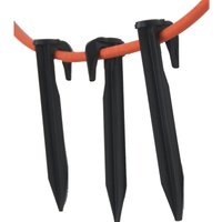 Genisys - Haken Nägel bis 5,5 mm Kabel kompatibel für Wolf Garten loopo ® Mähroboter Befestigungs Heringe Erdanker - verstärkter hq abs Stück 300 von GENISYS