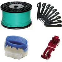 Installation Set XL+ kompatibel mit Husqvarna Automower ® 4 5 Kabel Haken Verbinder Paket Kit von GENISYS