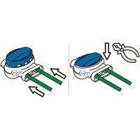 Kabel-Verbinder kompatibel mit Bosch Indego Draht Reparatur Verbindungsklemmen Mähroboter - wasserdicht Original 3M Inhalt (kv+ak) 20x314 von GENISYS