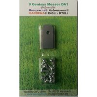 Klingen 0,6mm aus rostfreiem Edelstahl kompatibel für alle Automower von Husqvarna Typ DA1 vpe (St./Pcs) 60 von GENISYS