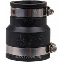 Genki4koi Natural Food - pvc flexible Reduziermuffe 110/50 mm inkl. Spannring - 02 Stück von GENKI4KOI NATURAL FOOD
