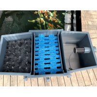 Teichfilter 3 Kammer Filter in gfk moving bed von GENKI4KOI NATURAL FOOD