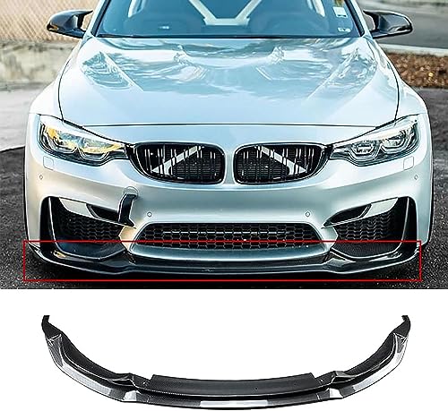 GENMAIBIGAO Auto Frontlippe Frontspoiler für BMW 3 Series 4 Series M3 M4 F80 F82 F83 2015-2020,Auto Frontstoßstange Splitter Lip Spoiler Lippensplitter,A/Carbon Fiber GENMAIBIGAO Auto Frontlippe Frontspoiler für BMW 3 Series 4 Series M3 M4 F80 F82 F83 2015-2020,Auto Frontstoßstange Splitter Lip Spoiler Lippensplitter,A/Carbon Fiber von GENMAIBIGAO