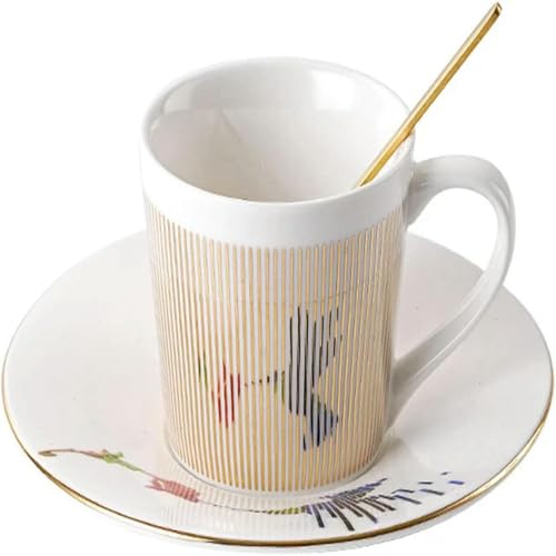 GENPICONG 1 x Illusionstassen, anamorphes Kaffeetassen-Set, Becher mit bewegter Reflexion – 237 ml Spiegelreflexions-Set. von GENPICONG
