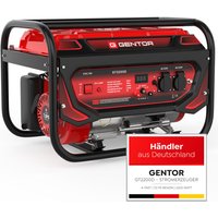 Gentor - 2200 Watt Notstromaggregat Stromerzeuger Stromaggregat mit 7 ps Benzinmotor, 4-Takt, luftgekühlt, 2x 230V, 1x 12V, Seilzugstart, von GENTOR