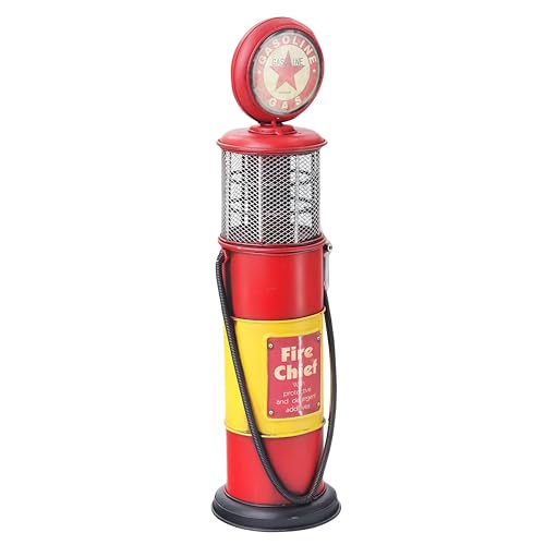 GENUINQ Vintage Gaspumpe Modell Metall Spanien Gaspumpe Feuerwehrmann Sammlerstück Servicestation Modell Handbemalte Ornamente für Home Bar Café Tischdekoration Dekorative Skulptur Benzinpumpe GENUINQ Vintage Gaspumpe Modell Metall Spanien Gaspumpe Feuerwehrmann Sammlerstück Servicestation Modell Handbemalte Ornamente für Home Bar Café Tischdekoration Dekorative Skulptur Benzinpumpe von GENUINQ