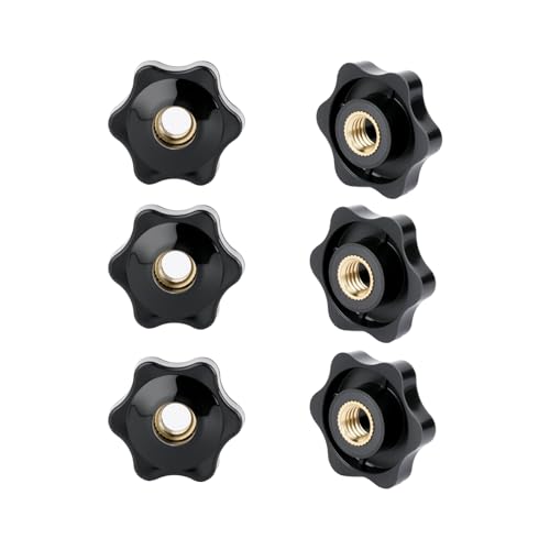 6 Stück 32mm Sterngriffmutter M6, Flügelmutter M6 Sterngriffschraube Rändelschraube Fahrradträger Ersatzteile Muttern Klemmmarkise Ersatzteile Sterngriff für Möbel, Maschine, Fitnessgeräte, 32mm 6 Stück 32mm Sterngriffmutter M6, Flügelmutter M6 Sterngriffschraube Rändelschraube Fahrradträger Ersatzteile Muttern Klemmmarkise Ersatzteile Sterngriff für Möbel, Maschine, Fitnessgeräte, 32mm von GENZYRE
