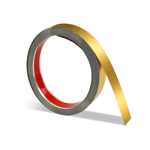 Breite 1.5cm Gold Edelstahl Zierleisten Selbstklebend, Zierstreifen Klebeleisten Metallband Metallleiste Leisten Wandleisten Selbstklebend Rahmen Dekoration für Wand Decke Möbel Spiegel Heimdekoration Breite 1.5cm Gold Edelstahl Zierleisten Selbstklebend, Zierstreifen Klebeleisten Metallband Metallleiste Leisten Wandleisten Selbstklebend Rahmen Dekoration für Wand Decke Möbel Spiegel Heimdekoration von GENZYRE
