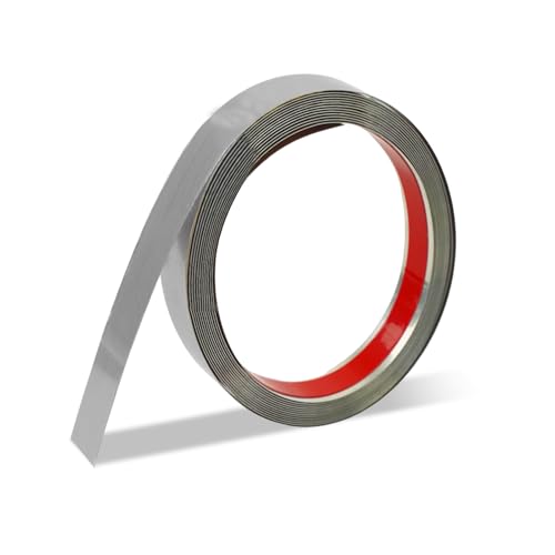 Breite 1.5cm Silber Edelstahl Zierleisten Selbstklebend, Zierstreifen Klebeleisten Metallband Metallleiste Leisten Wandleisten Selbstklebend Rahmen DIY Dekoration für Wand Decke Möbel Spiegel Breite 1.5cm Silber Edelstahl Zierleisten Selbstklebend, Zierstreifen Klebeleisten Metallband Metallleiste Leisten Wandleisten Selbstklebend Rahmen DIY Dekoration für Wand Decke Möbel Spiegel von GENZYRE