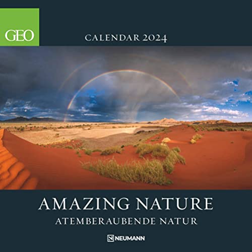 GEO Amazing Nature 2024 - Wand-Kalender - Broschüren-Kalender - 30x30 - 30x60 geöffnet von GEO