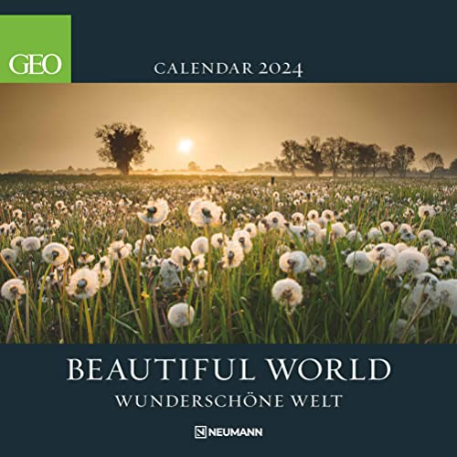 GEO Beautiful World 2024 - Wand-Kalender - Natur-Kalender - Broschüren-Kalender - 30x30 - 30x60 geöffnet von GEO