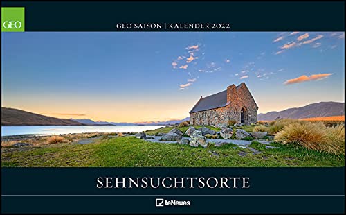 GEO SAISON: Sehnsuchtsorte 2022 - Wand-Kalender - Reise-Kalender - Poster-Kalender - 58x36 von GEO