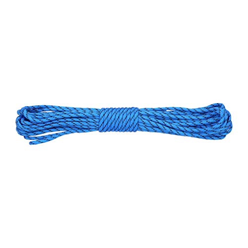 Paracord Seil 550, stabiles Polypropylen-Seil, Allzweck -Seil für Camping & Outdoor Abspannseile Schnürsenkel reißfeste Nylonschnur mit 7 Kernsträngen belastbar bis 250Kg - 10 Meter von GEORGES