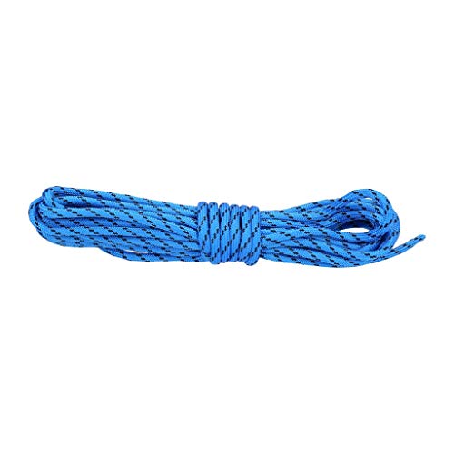 Paracord Seil 550, stabiles Polypropylen-Seil, Allzweck -Seil für Camping & Outdoor Abspannseile Schnürsenkel reißfeste Nylonschnur mit 7 Kernsträngen belastbar bis 250Kg - 5 Meter von GEORGES