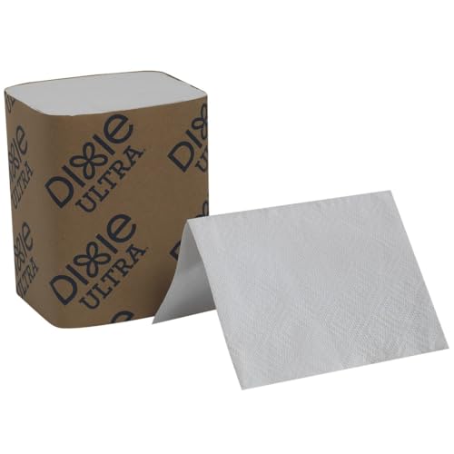Georgia-Pacific Dixie Ultra Interfold 2-lagige Serviettenspender-Nachfüllpackung, Weiß, 32006, 250 Servietten pro Packung, 24 Packungen pro Packung von GEORGIA-PACIFIC