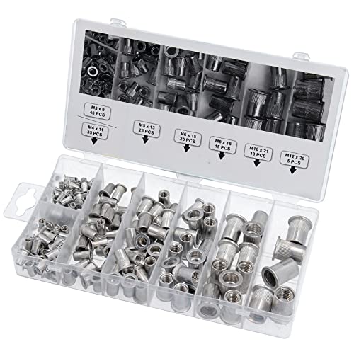 ALU Nietmutter Sortiment Box Blindnietmuttern Satz Einnietmuttern 155-tlg M3-M12 ALU Nietmutter Sortiment Box Blindnietmuttern Satz Einnietmuttern 155-tlg M3-M12 von Gepco Advanced Technology