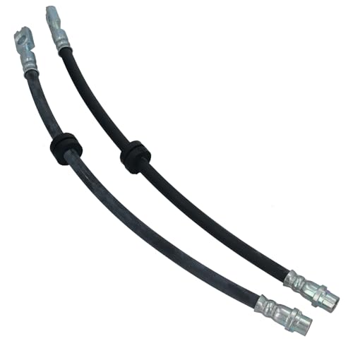 GEPCO 2x Bremsschläuche Vorne Bremsleitung kompatibel mit BMW 3er E46 Limousine Touring Compact Coupé Cabrio 316 318 320 323 325 328 330 i d xi Z4 Roadster E85 Coupé E86 2.0 2.2 2.5 3.0 von GEPCO Advanced Technology