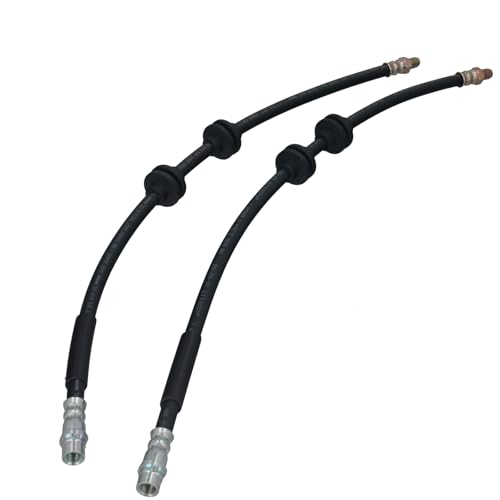 GEPCO 2x Bremsschlauch Bremsleitung Vorne Vorderachse kompatibel mit BMW 1er E81 E82 E87 E88 3er E90 E91 E92 E93 Z4 E89 | Bremsenschlauch vorne links rechts | OE 34306771720 34306790550 von GEPCO Advanced Technology