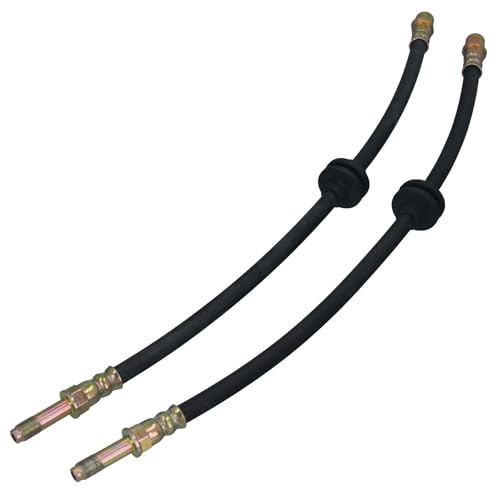 GEPCO 2x Bremsschlauch Vorderachse links und rechts | Bremsleitung vorne | kompatibel mit Seat Arosa, Ibiza II, VW Lupo, Polo 6N, Passat | Länge 460 mm | TDI, SDI, Benzin, Diesel | OEM 6N0611701B von GEPCO Advanced Technology