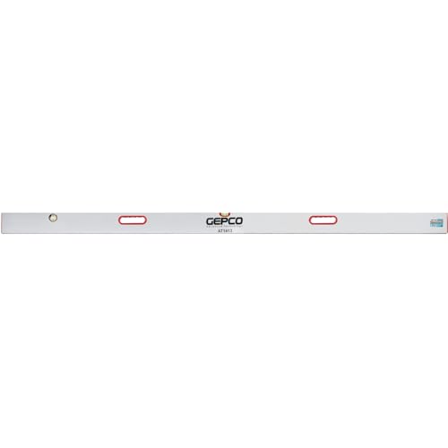 GEPCO 2m Richtlatte Aluminium Putzlatte 2 Libellen Wasserwaage 200 cm mit Handgriffe von GEPCO Advanced Technology