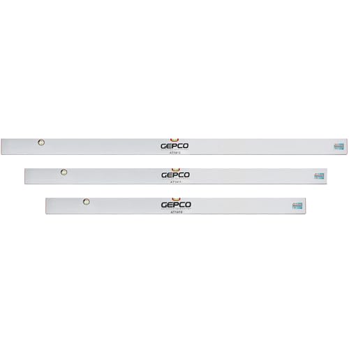GEPCO Richtlatten 3tlg Set 150-180-200 cm Alu Putzlatten 2 Libellen Wasserwaagen von GEPCO Advanced Technology