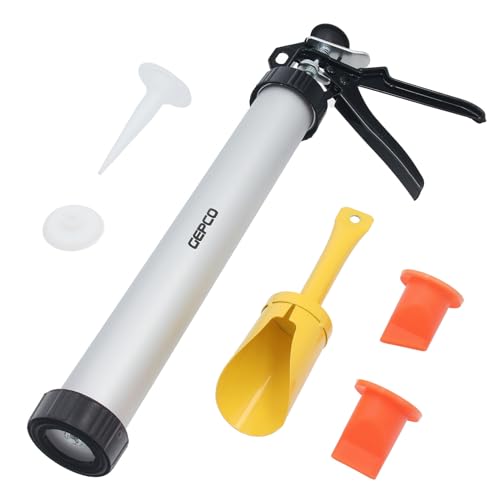 Fugenpistole Mörtelpistole Silikonpistole 600 ml Kartuschenpresse Mörtelspritze von GEPCO Advanced Technology