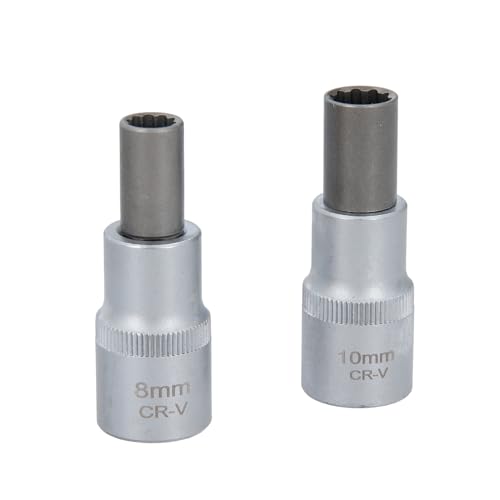 GEPCO Steckeinsätze für OZ AMG Felgen 10-kant 8mm 10mm Steckschlüssel Nuss Werkzeug 2-tlg Set von GEPCO Advanced Technology