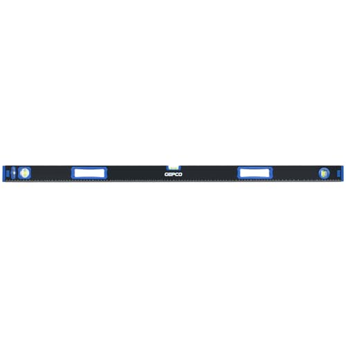 Wasserwaage Richtwaage Aluminium 2 Griff 60-200 cm 3 Libellen Lineal Magnetisch 200 cm von GEPCO Advanced Technology