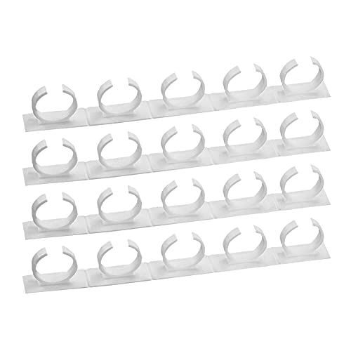 GEQIAN Gewürzregale, Organizer, 4 Stück, 20 Klammern, für die Küche, Gewürzgläser, Aufbewahrungshalter, Schrank, Tür, Schrank, Wandmontage von GEQIAN