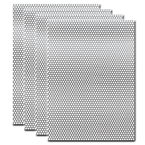 GERAWOO Drahtgitter Feinmaschig aus Aluminiumlegierung, 4 Stücke Verdickung Metallgitter für Mäusegitter, Wühlmausgitter, Lüftungsgitter, Insektengitter, Abluftgitter, 210 x 300 mm GERAWOO Drahtgitter Feinmaschig aus Aluminiumlegierung, 4 Stücke Verdickung Metallgitter für Mäusegitter, Wühlmausgitter, Lüftungsgitter, Insektengitter, Abluftgitter, 210 x 300 mm von GERAWOO