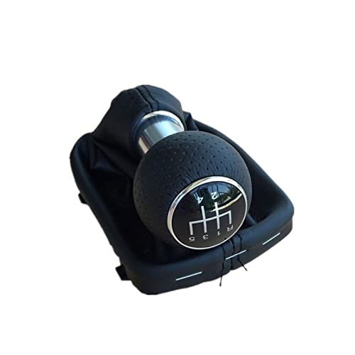 QAQMHVCVB Auto Schaltknauf 23mm Schaltgetriebe 5/6 Gang Für A3 8L 1,6 Liter 1996 1997 1998 1999 2000 2001 2002 2003 Autoteile(5 speed knob) von QAQMHVCVB