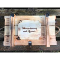 xxl Große Erinnerungskiste Zur Geburt, Taufe, Hochzeit, Personalisiert Nach Wunsch/Erinnerungsbox Aufbewahrungsbox Holzkiste Holzbox von GERILYS