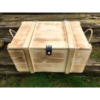 Grosse Aufbewahrungskiste/Erinnerungsbox Aus Holz Aufbewahrungsbox Erinnerungskiste Holzbox Gross Geschenkebox Holztruhe von GERILYS